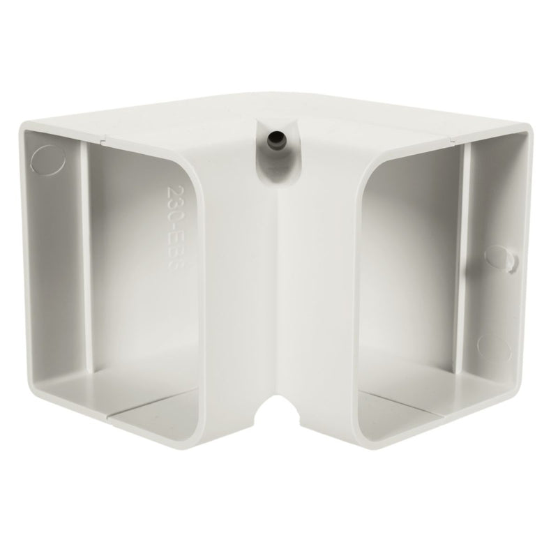 SpeediChannel 230-EB3, 90° Inside Elbow, 3 in, Line Set Cover Fitting, Ivory