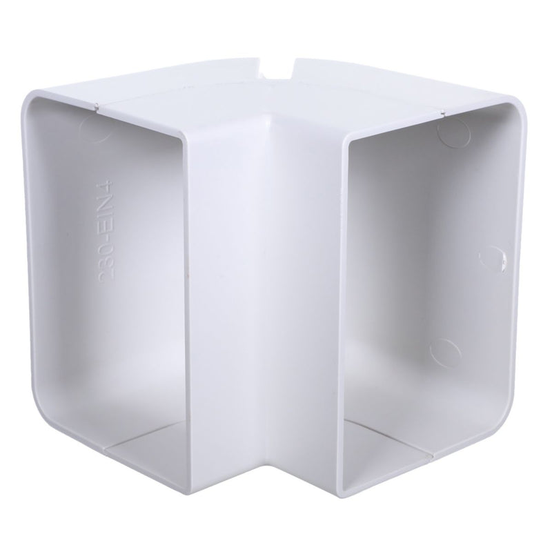 SpeediChannel 230-EIN4, ™ 90° Outside Elbow, 4 in, Line Set Cover Fitting, Ivory
