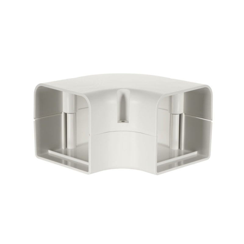 SpeediChannel 230-FB3, ™ 90° Flat Bend, 3 in, Line Set Cover Fitting, Ivory