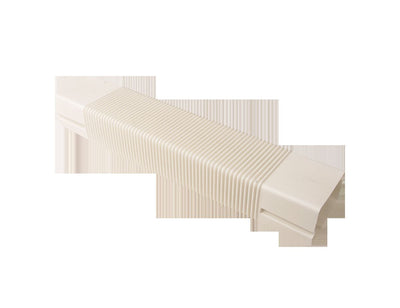 SpeediChannel 230-FJ4, ™ Flex Joint, 4 in, Line Set Cover Fitting, Ivory