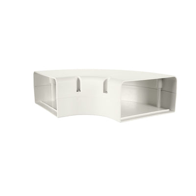 SpeediChannel 230-LFB6, ™ 90° Long Radius Bend, 6 in, Line Set Cover Fitting, Ivory