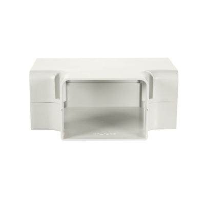 SpeediChannel 230-TJ4, ™ T-Joint, 4 in, Line Set Cover Fitting, Ivory