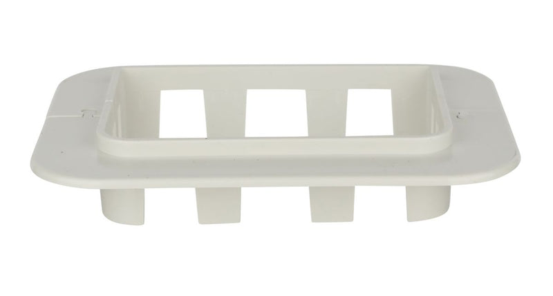 SpeediChannel 230-WR4, ™ Wall Escutcheon, 4 in, Line Set Cover Fitting, Ivory