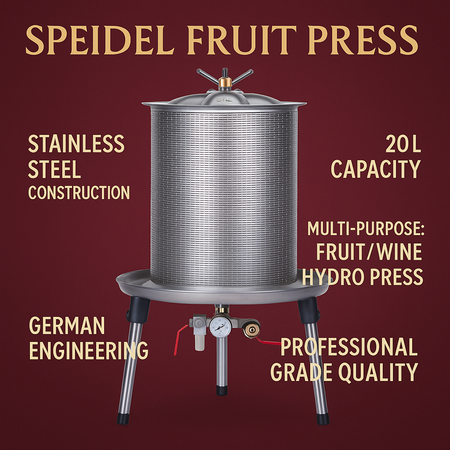Speidel Fruit Press Banner