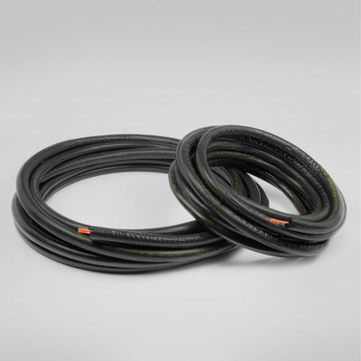 Streamline 61020250B6C, 3/8 in x 5/8 in x 25 ft Mini Split Line Set, Insulated Copper Refrigerant Lines, 1/2 in Insulation on Both Lines