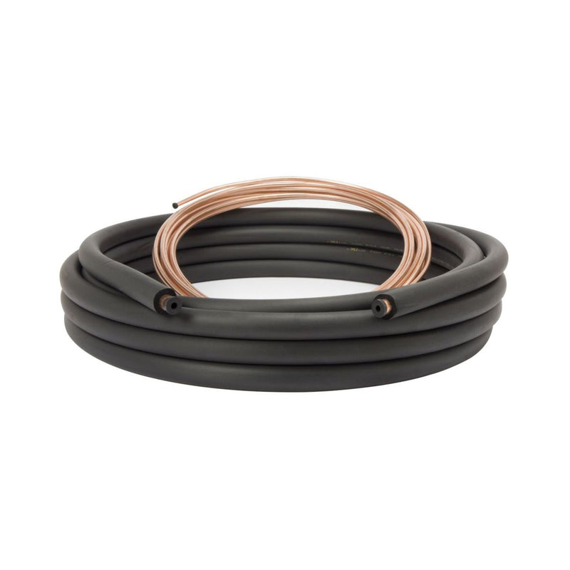 Streamline 61280400, 3/8 in x 3/4 in x 40 ft AC Line Set, Insulated Copper Refrigerant Lines, 3/8 in Insulation on Both Lines, Sweat Connections