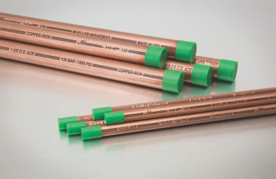 Mueller 130X10020, 1 1/8 in OD x 20 ft ACR Hard Copper Tube, Nitrogen Charged