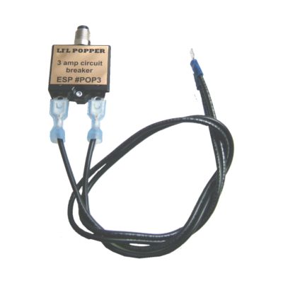 Supco Circuit Breaker 3 Amp 24 VAC 1-Pole Single Phase POP3