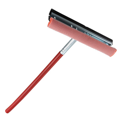 Winco WSS-12 12 Inch Window Squeegee and Sponge with 23 Inch Handle