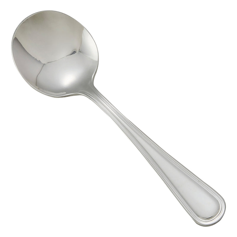12 pack Winco 0030-04 Shangarila Bouillon Spoon, 18/8 Extra Heavyweight