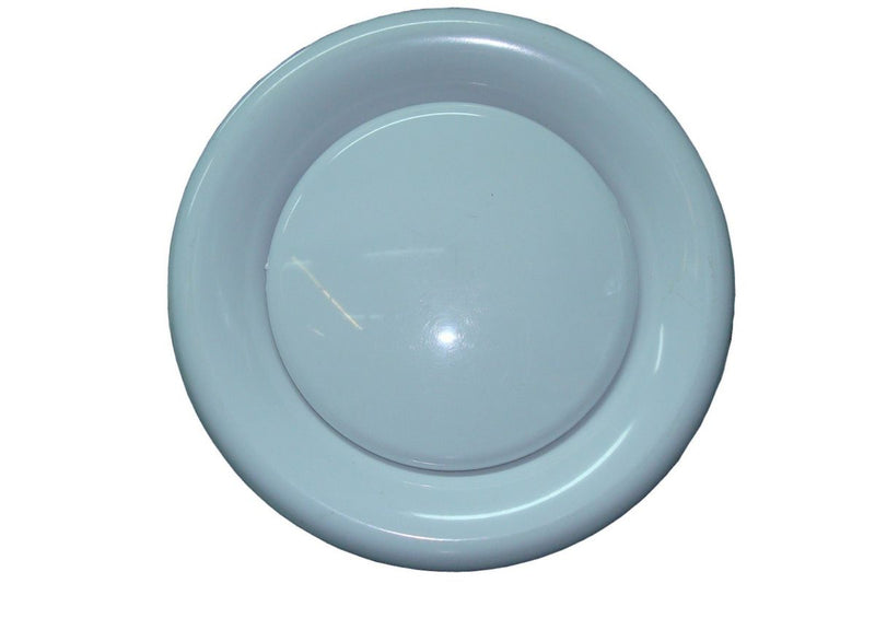 The Metal Shop 005124, 4 Return Air Grille, White Plastic, Steel Wall & Ceiling Vent Cover, 005 Series
