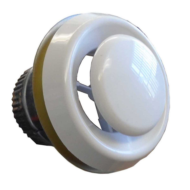 The Metal Shop 005126, 6 Return Air Grille, White Acrylonitrile-Butadiene-Styrene Wall & Ceiling Vent Cover, 005 Series