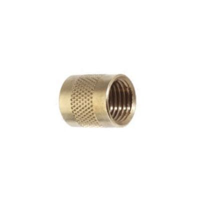 TRADEPRO® Valve Cap 1/4" Flare Brass TP-2245S
