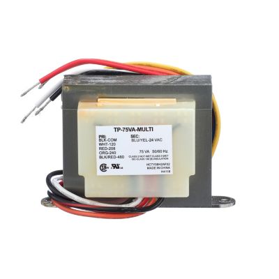 TRADEPRO® Transformer Single Phase 120-208-240-480/24V 75VA TP-75VA-MULTI