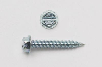TRADEPRO® Self-Drilling Screw Needle Point Hex Washer Head Slotted TP-8X1TP100