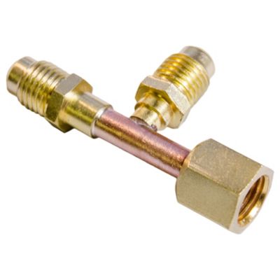 TRADEPRO® Access Tee 2 1/4" x 1 1/8" x 1/2" Flare Brass, Copper TP-9601