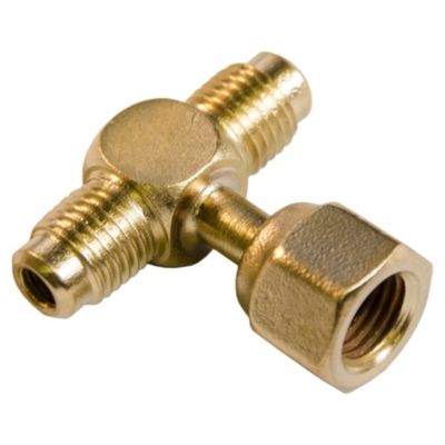 TRADEPRO® Access Valve 1.75" x .62" x 1.5" Flare Brass Male Female TP-9603