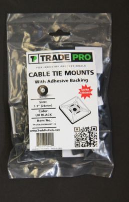 TRADEPRO® Cable Tie Mount 1.1" TP-CABLETIEMOUNT11B
