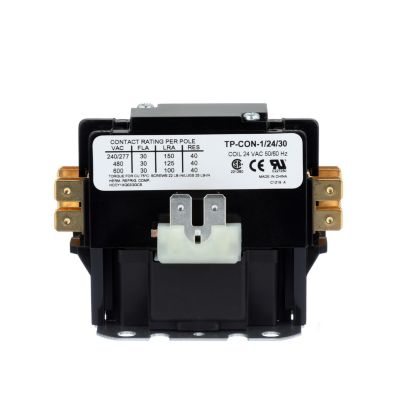TRADEPRO® Contactor 30 Amp 24 VAC Coil 1-Pole Single Phase TP-CON-1/24/30