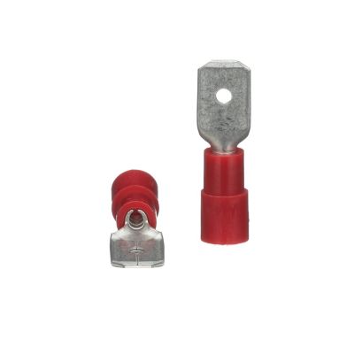 TRADEPRO® Disconnect Terminal 22-18 AWG Crimped Male TP-TERM-RQDM250