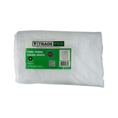 TRADEPRO® Shop Towel 16" x 19" 100% Cotton Pack of 20 TP-TOWEL-ROLL