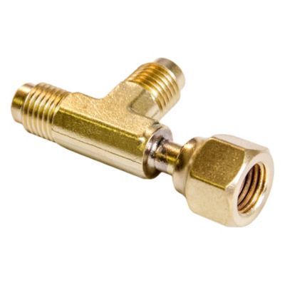 TRADEPRO® Access Tee 3" x 1/2" x 1 1/2" Socket Brass Female Flare TP-9611