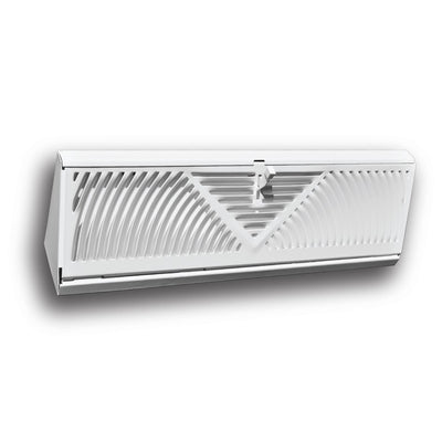 TRUaire 115SW, 15 Return Air Grille, Soft White Steel Wall & Ceiling Vent Cover