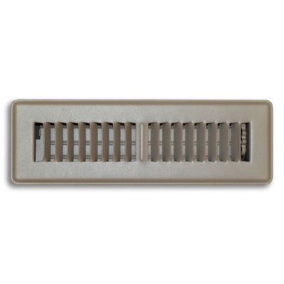 TRUaire 150MB02X10, 2x10 Floor Return Air Grille, Brown Steel Floor Vent Cover, 150MB Series