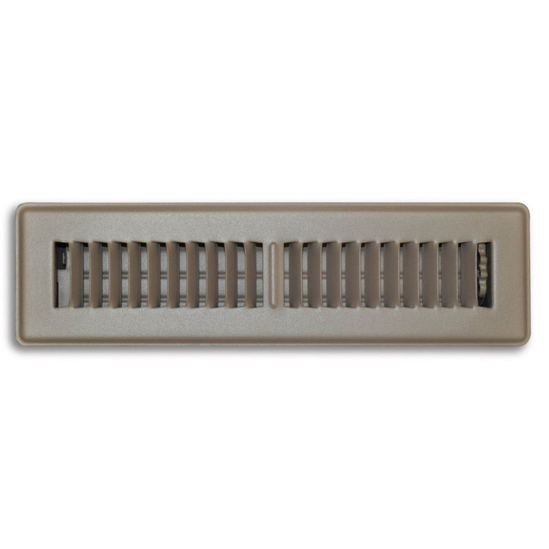 TRUaire 150MB02X12, 2x12 Floor Return Air Grille, Brown Steel Floor Vent Cover, 150MB Series