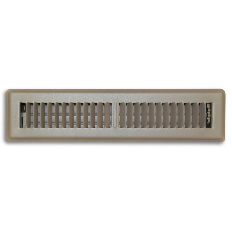 TRUaire 150MB02X14, 2x14 Floor Return Air Grille, Brown Steel Floor Vent Cover, 150MB Series
