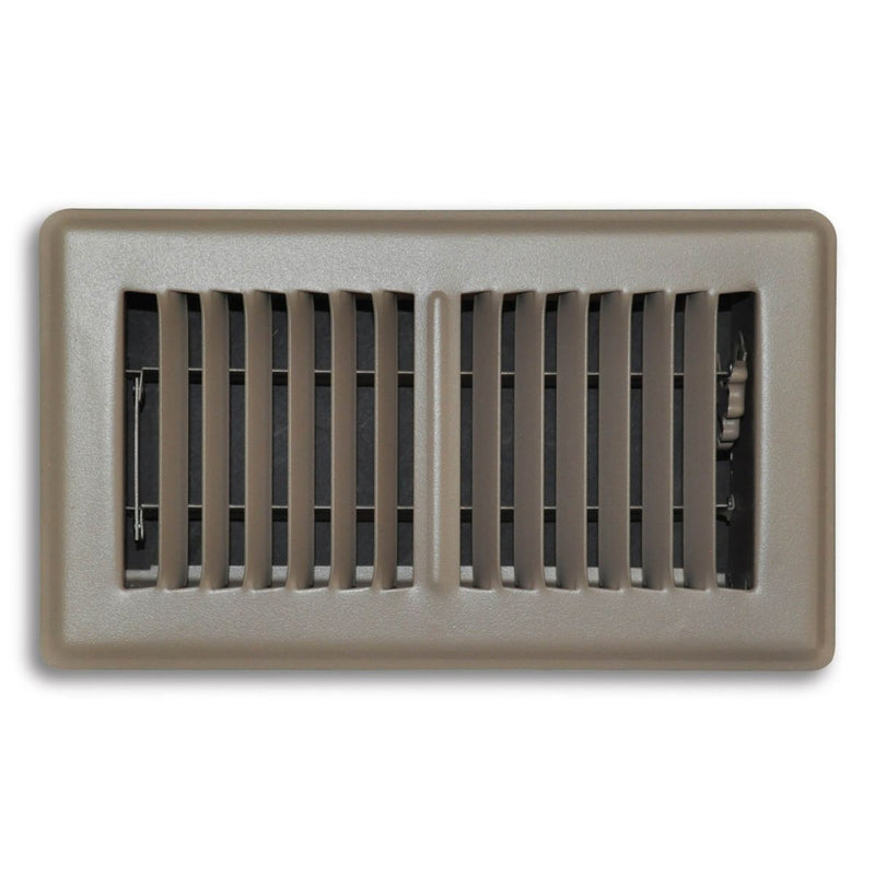 TRUaire 150MB04X08, 4x8 Floor Return Air Grille, Brown Steel Floor Vent Cover, 150MB Series