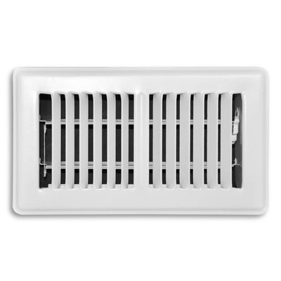 TRUaire 150MW04X08, 4x8 Ceiling Diffuser, White Steel Ceiling Air Vent, 150MW Series