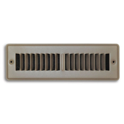 TRUaire 150TSB02X10, 2x10 Return Air Grille, Brown Steel Wall & Ceiling Vent Cover, 150TSB Series