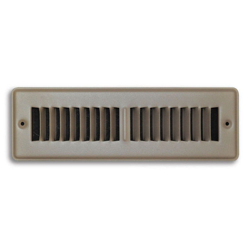 TRUaire 150TSB02X10, 2x10 Return Air Grille, Brown Steel Wall & Ceiling Vent Cover, 150TSB Series