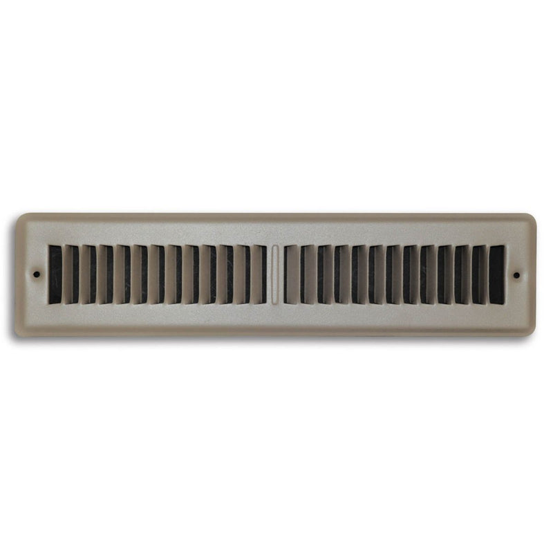 TRUaire 150TSB02X14, 2x14 Return Air Grille, Brown Steel Wall & Ceiling Vent Cover, 150TSB Series