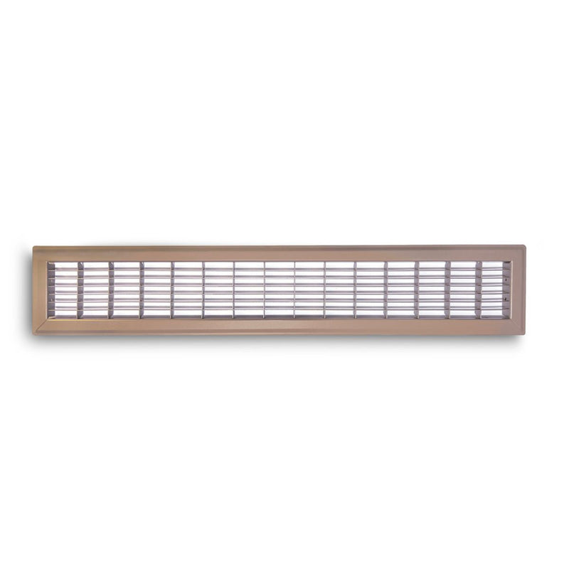 TRUaire 154R04X30, 4x30 Return Air Grille, Brown Aluminum: Steel Wall & Ceiling Vent Cover, 154R Series