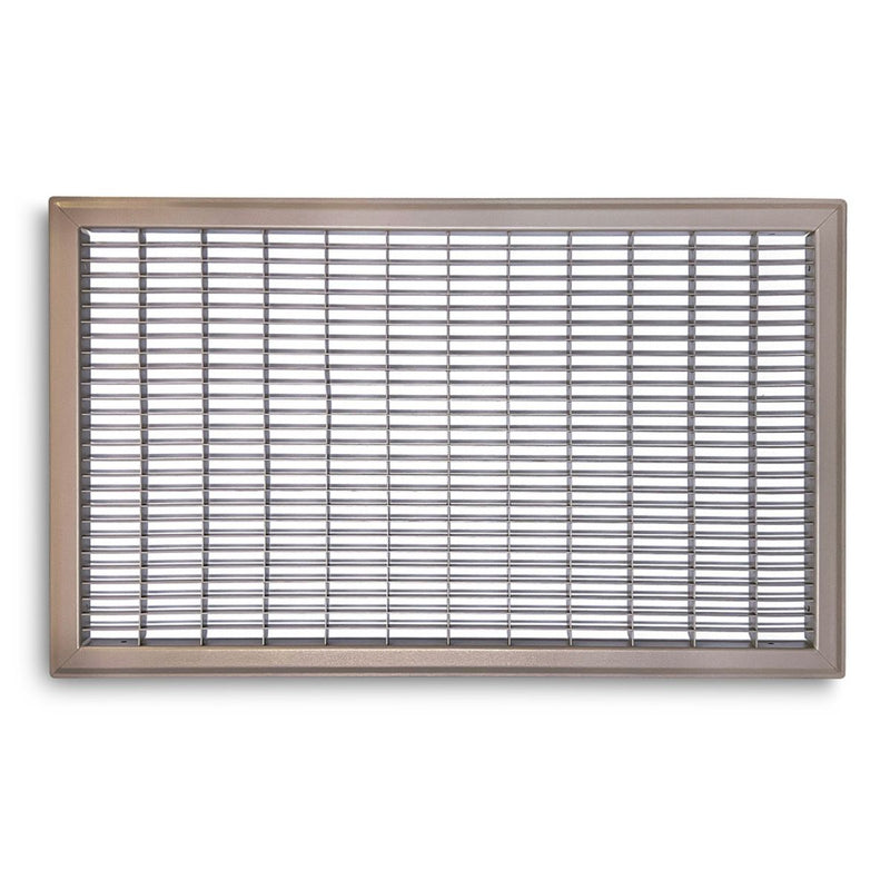 TRUaire 154R14X24, 14x24 Return Air Grille, Brown Aluminum: Steel Wall & Ceiling Vent Cover, 154R Series