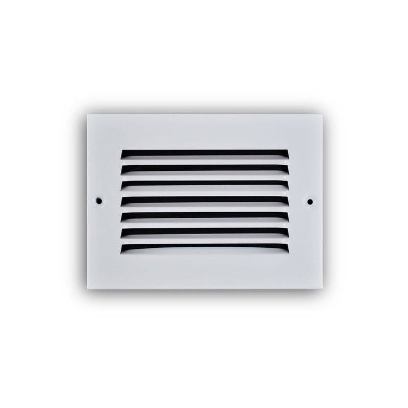 TRUaire 17006X04, 6x4 Return Air Grille, White Steel Wall & Ceiling Vent Cover, 170 Series