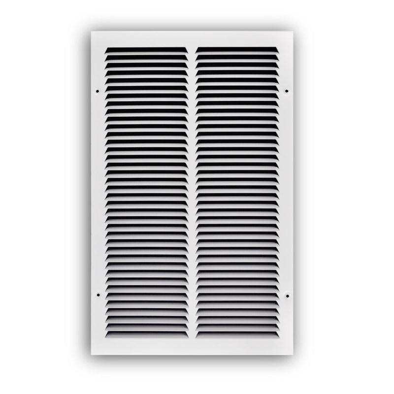 TRUaire 17012X20, 12x20 Return Air Grille, White Steel Wall & Ceiling Vent Cover, 170 Series