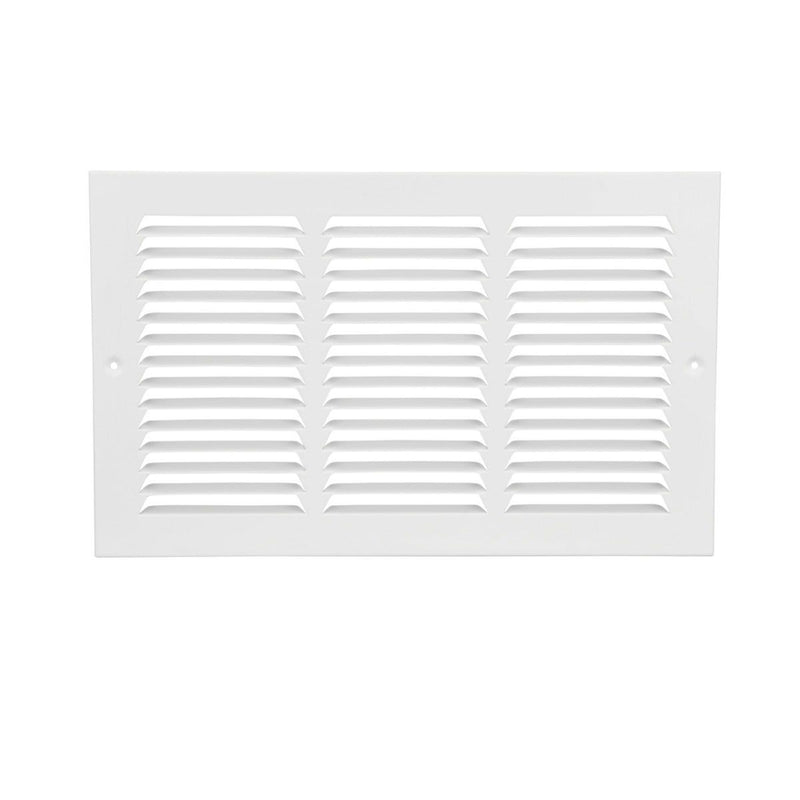 TRUaire 17014X08, 14x8 Return Air Grille, White Steel Wall & Ceiling Vent Cover, 170 Series