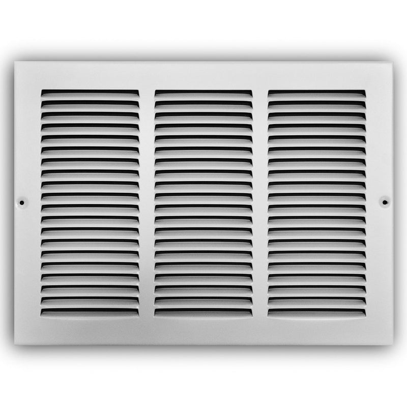 TRUaire 17014X10, 14x10 Return Air Grille, White Steel Wall & Ceiling Vent Cover, 170 Series