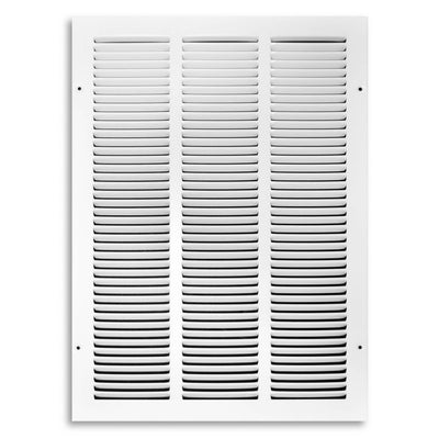 TRUaire 17014X20, 14x20 Return Air Grille, White Steel Wall & Ceiling Vent Cover, 170 Series