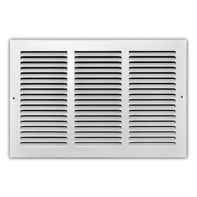 TRUaire 17016X10, 16x10 Return Air Grille, White Steel Wall & Ceiling Vent Cover, 170 Series