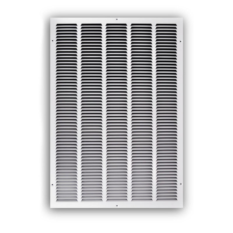 TRUaire 17020X30, 20x30 Return Air Grille, White Steel Wall & Ceiling Vent Cover, 170 Series
