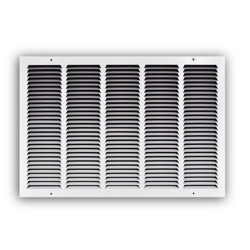 TRUaire 17024X16, 24x16 Return Air Grille, White Steel Wall & Ceiling Vent Cover, 170 Series
