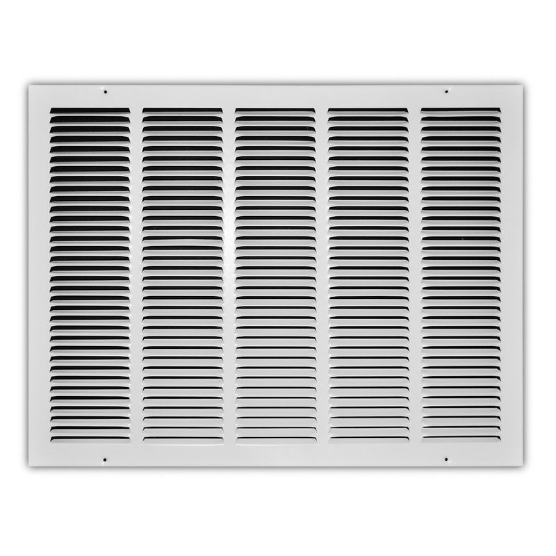TRUaire 17024X18, 24x18 Return Air Grille, White Steel Wall & Ceiling Vent Cover, 170 Series