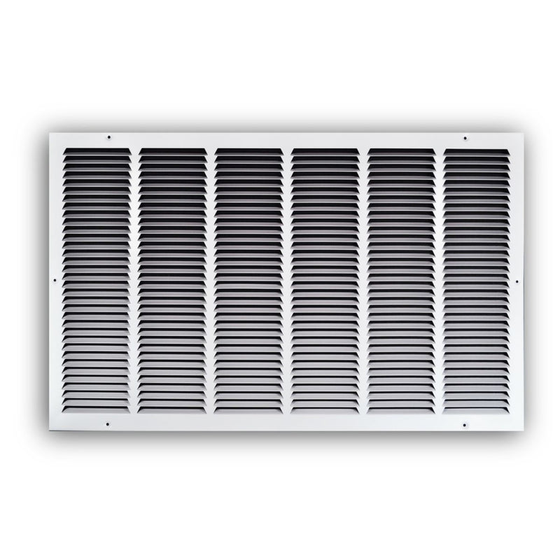 TRUaire 17030X18, 30x18 Return Air Grille, White Steel Wall & Ceiling Vent Cover, 170 Series