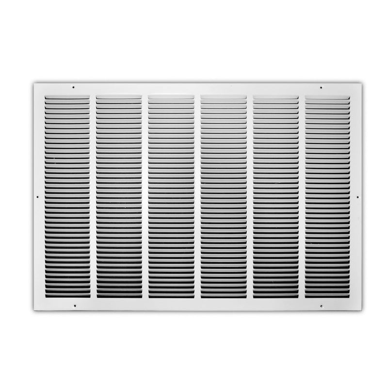 TRUaire 17030X20, 30x20 Return Air Grille, White Steel Wall & Ceiling Vent Cover, 170 Series