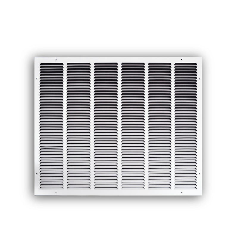TRUaire 17030X24, 30x24 Return Air Grille, White Steel Wall & Ceiling Vent Cover, 170 Series