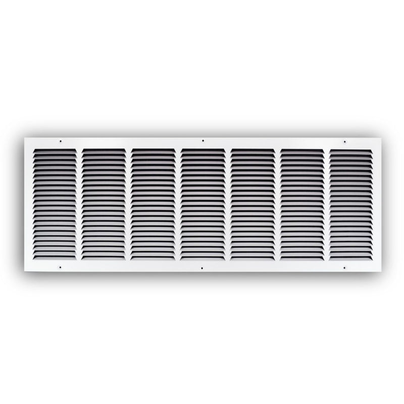TRUaire 17036X12, 36x12 Return Air Grille, White Steel Wall & Ceiling Vent Cover, 170 Series